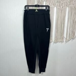 Mens Tackma Black Jogger Sweatpants Size Small tech pull on activewear
